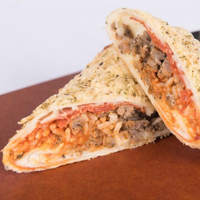 Dish, Food, Cuisine, Ingredient, Baked goods, Mission burrito, Produce, Sandwich wrap, Stromboli, Burrito, 