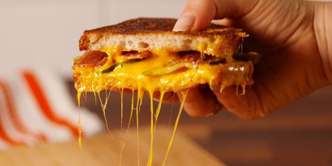 Pickle Bacon Grilled Cheese Horizontal