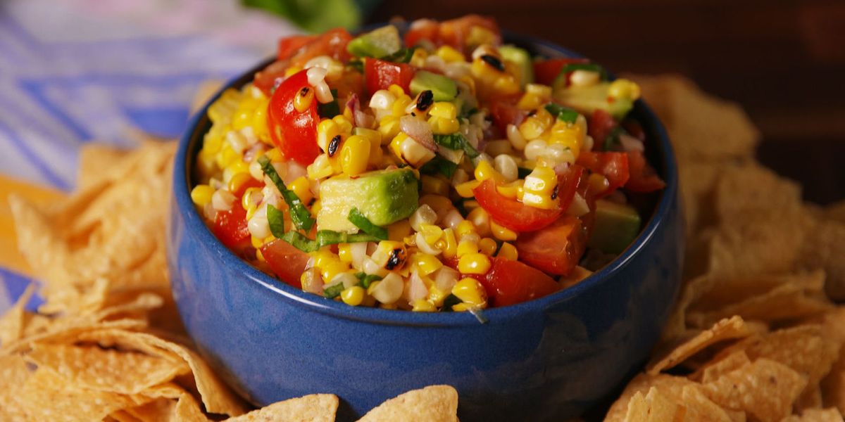 Best Corn Salsa Recipe - How to Make Grilled Corn Salsa