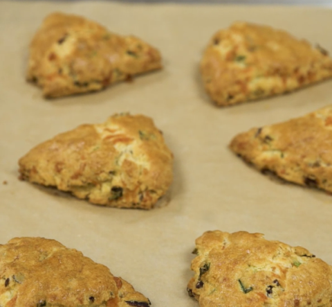 Bacon Cheddar Scones