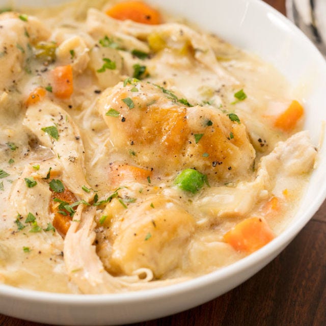 Crockpot Chicken and Dumplings Horizontal