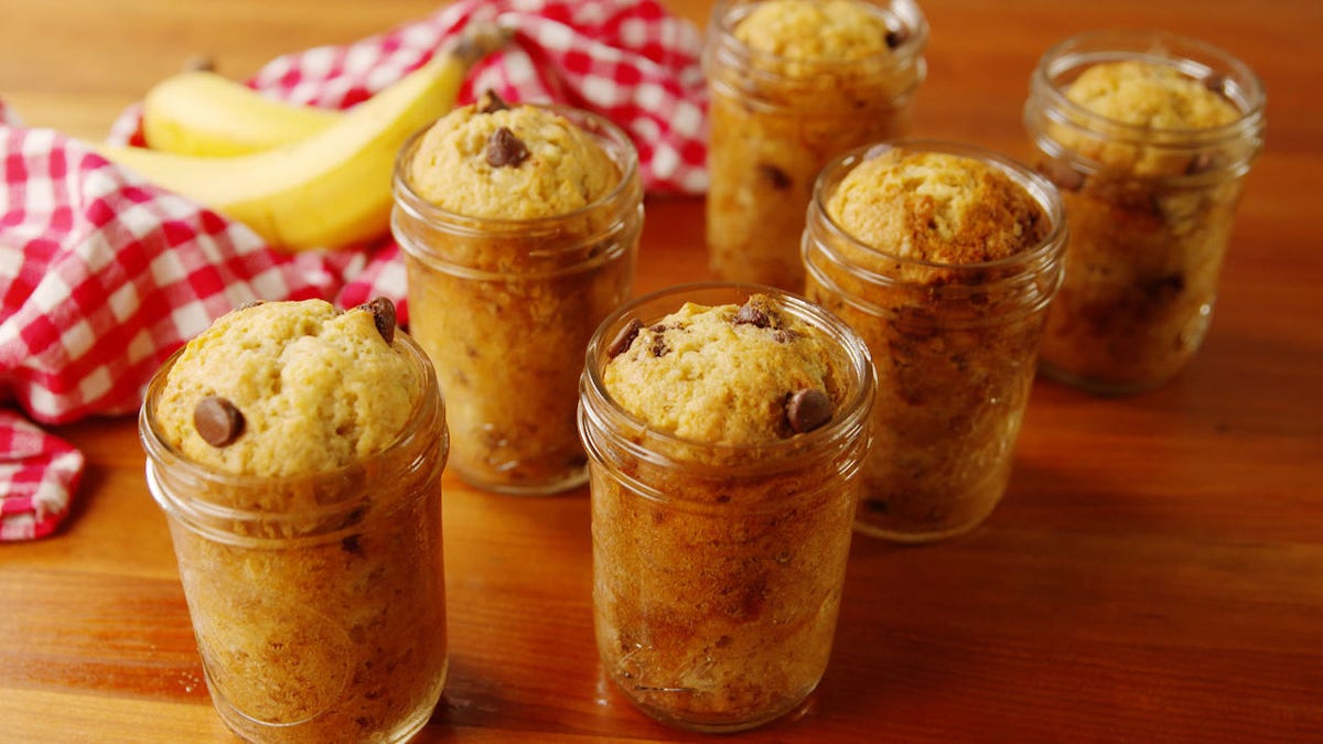 Video player poster image preview for You Can Make Banana Bread In A Mason Jar!