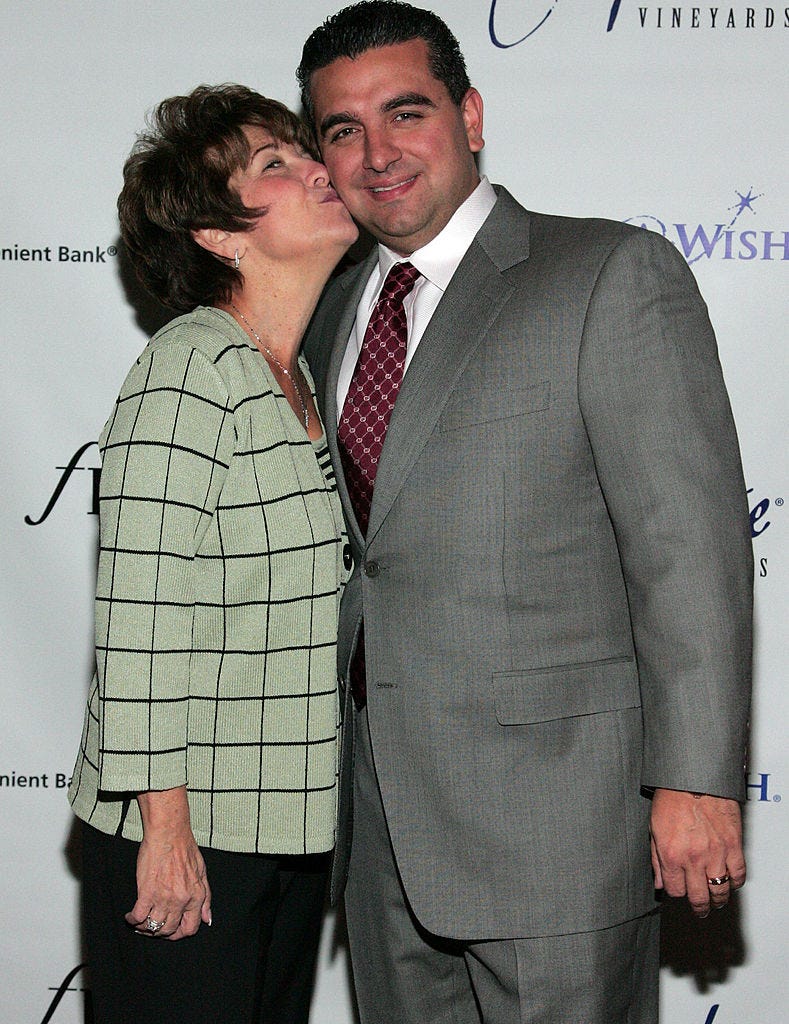 Buddy Valastro With His Mom, Mary Valastro