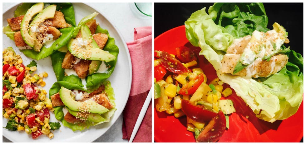 Dish, Food, Cuisine, Salad, Ingredient, Vegetable, Lunch, Meal, Vegan nutrition, Caesar salad, 