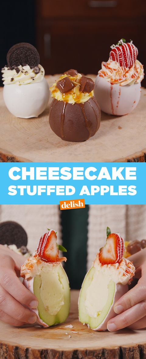Cheesecake-Stuffed Apples