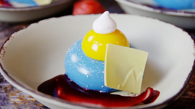 blueberry cream cheese mousse horizontal