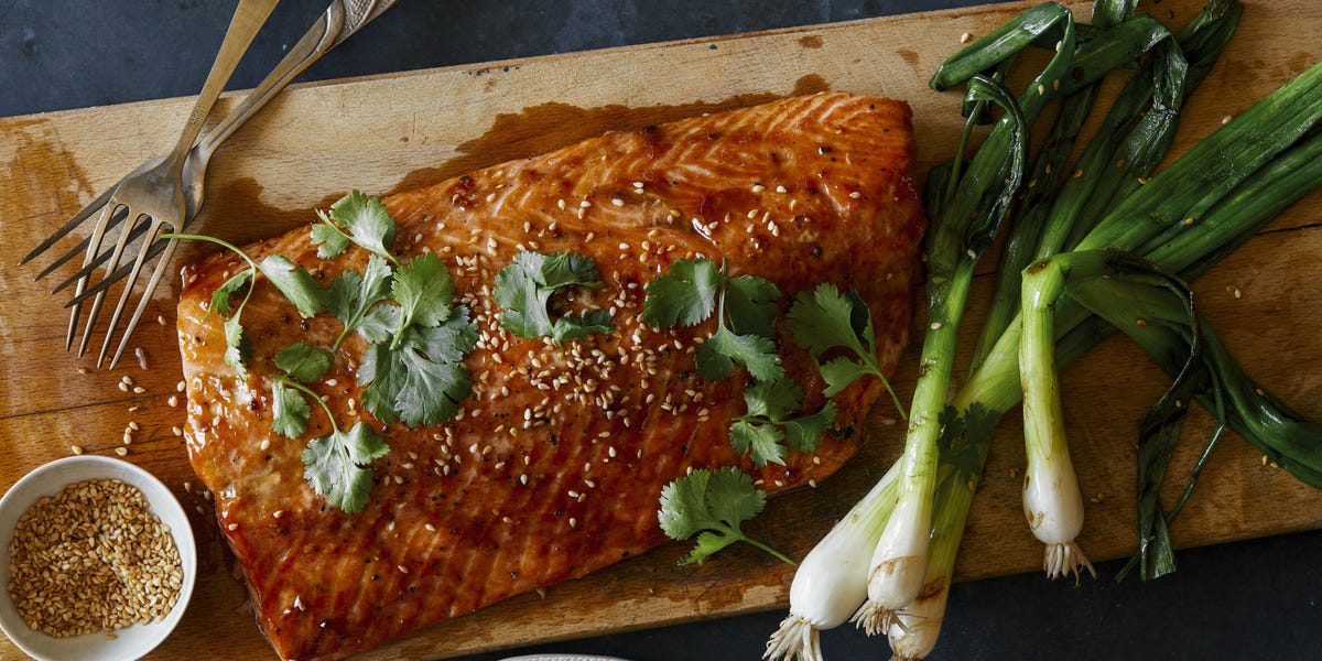 Best Asian BBQ Salmon Recipe-How To Make Asian BBQ Salmon—Delish.com