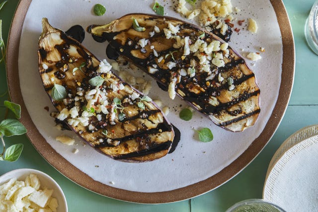 Greek Grilled Eggplant Horizontal