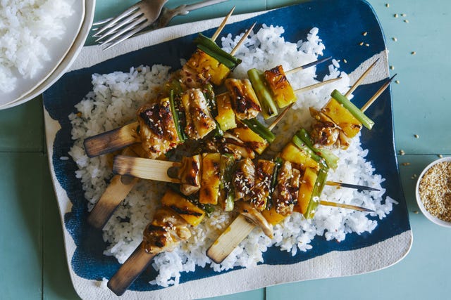 Teriyaki Chicken and Pineapple Horizontal Teriyaki Chicken and Pineapple Horizontal