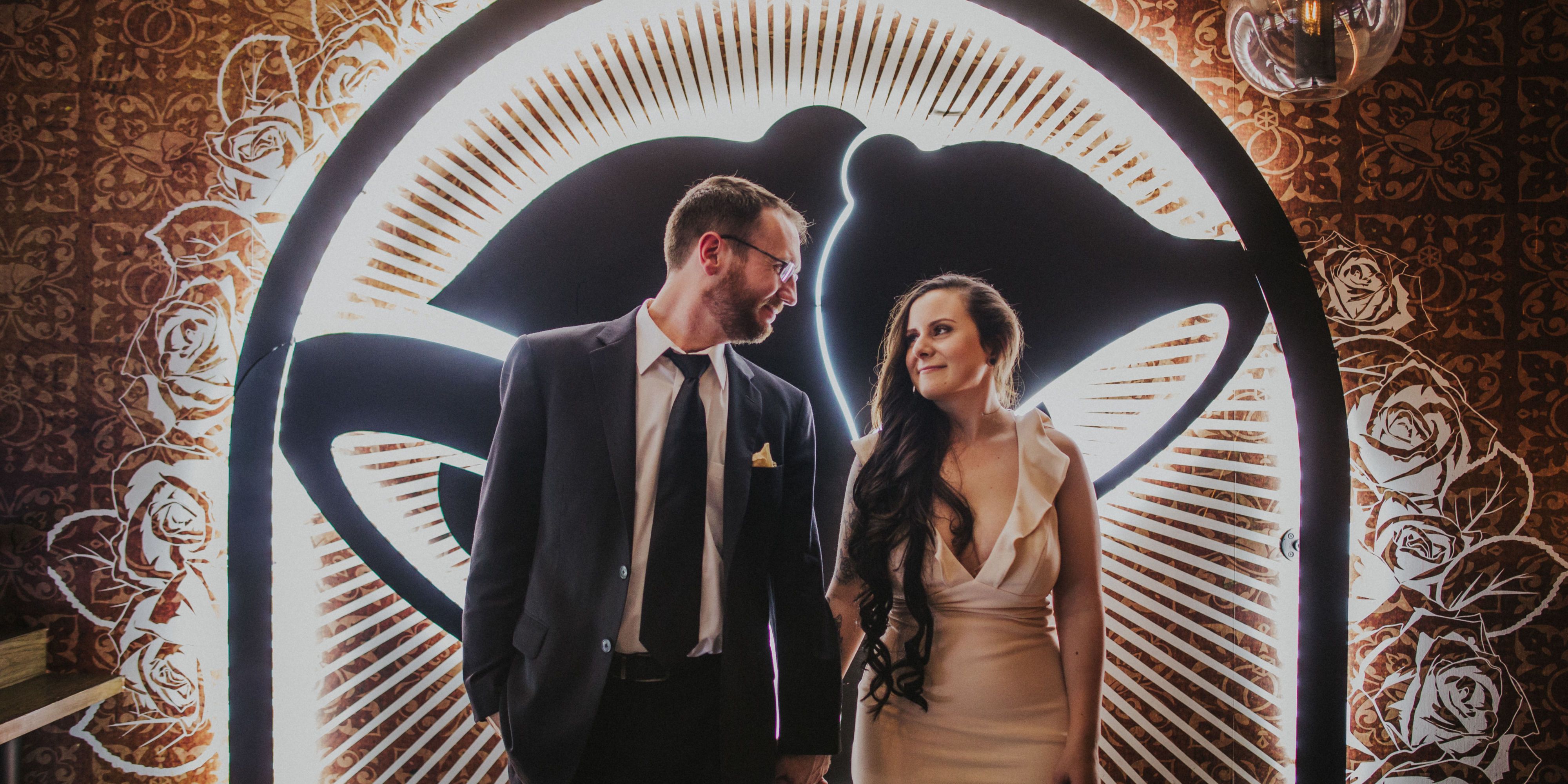 Dan Ryckert and Bianca Monda Get Married at Las Vegas Taco Bell