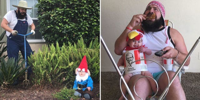 Human, Toy, Shrub, Costume accessory, Lawn ornament, Watch, Garden, Baby & toddler clothing, Fictional character, Garden gnome, 