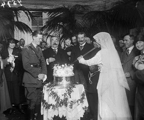 1910 wedding cake