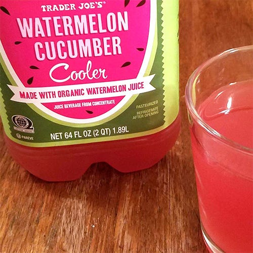 Trader Joe's Watermelon Cucumber Cooler is back for the summer