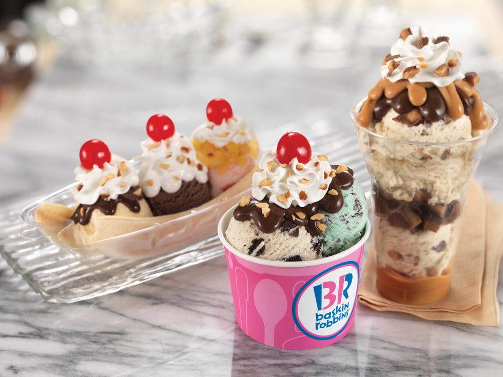baskin robbins sundaes