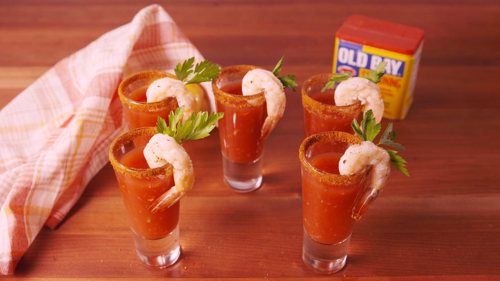 Drunken Shrimp Cocktail Horizontal