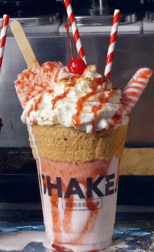Black Tap Strawberry Shortcake Shake