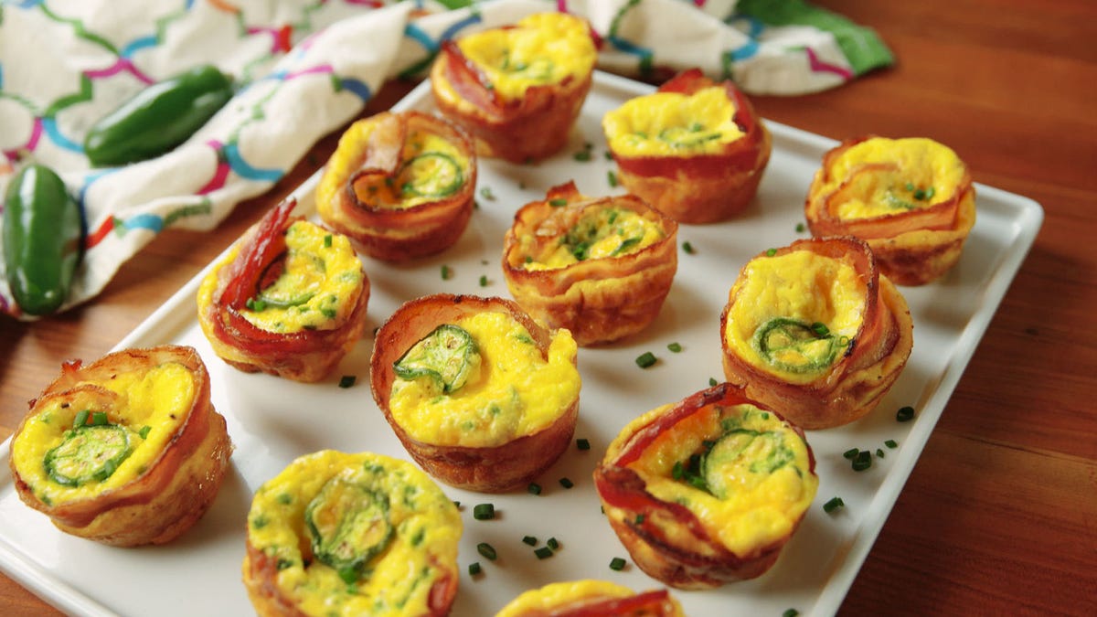 preview for These Jalapeño Popper Egg Cups Bring The Heat To Breakfast