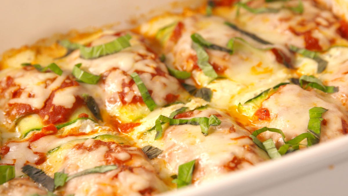 Video player poster image preview for Zucchini Manicotti