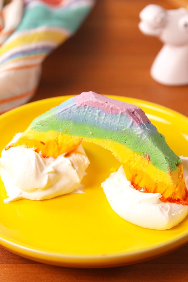 rainbow ice cream cake vertical