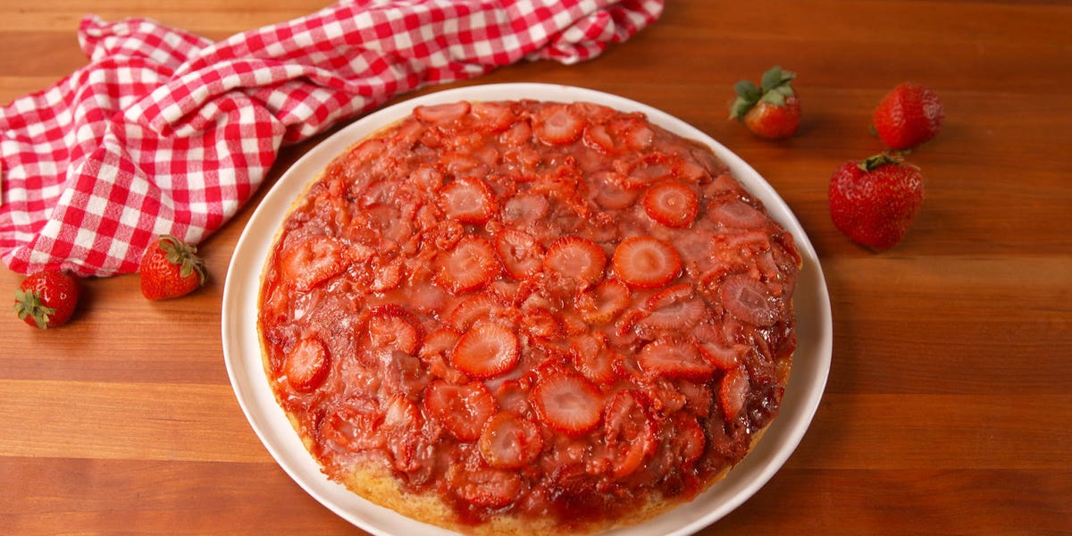 Strawberry Upside Down Cake