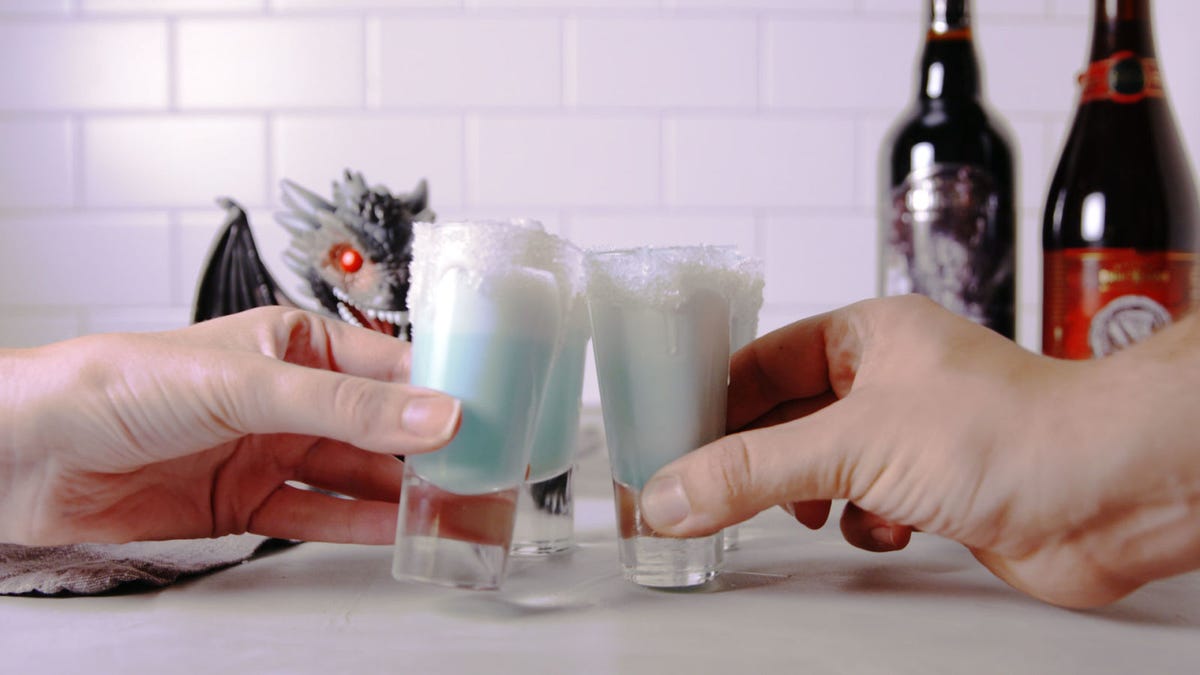 Video player poster image preview for You've Got To Try These Game Of Thrones-Inspired White Walker Milkshake Shots