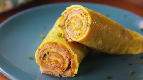 preview for Kick-Start Your Morning With Ham & Cheese Breakfast Roll-Ups
