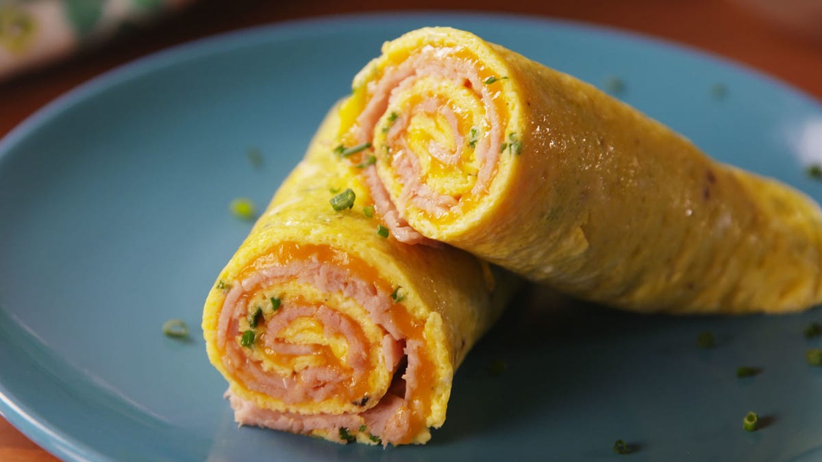 Video player poster image preview for Kick-Start Your Morning With Ham & Cheese Breakfast Roll-Ups