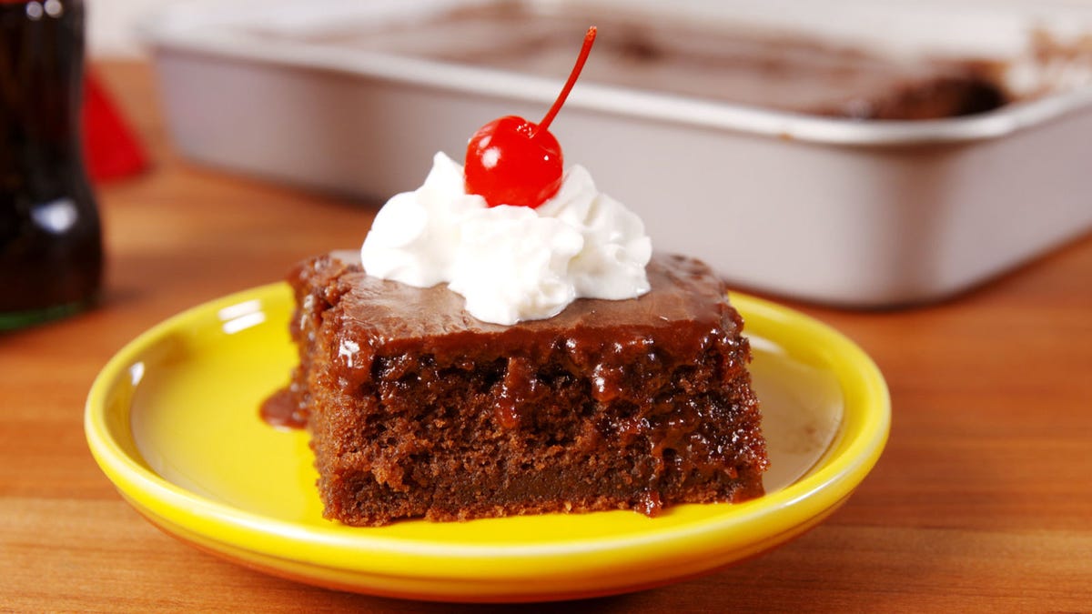 Video player poster image preview for The Secret To Amazing Chocolate Cake? Coca Cola!