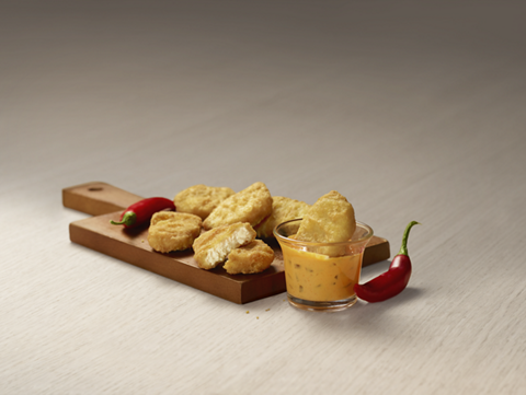McDonald's Nuggets and Sriracha Sauce