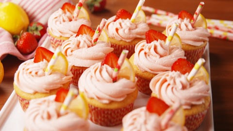 Pink Lemonade Cupcakes pink lemonade cupcakes