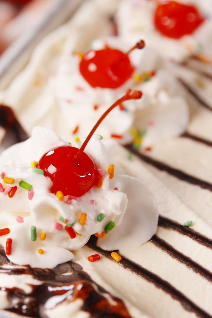 Ice Cream Poke Cake Vertical