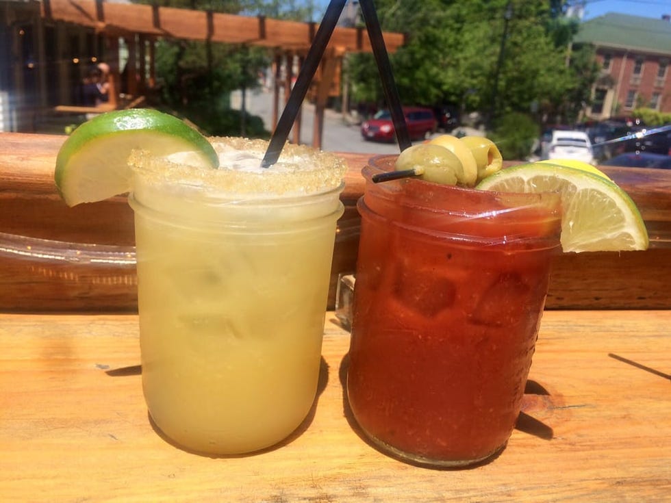 Drink, Alcoholic beverage, Liquid, Juice, Classic cocktail, Cocktail, Tableware, Cocktail garnish, Drinking straw, Fruit, 
