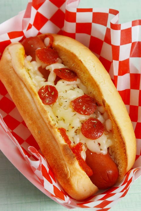 Pizza Hot Dogs