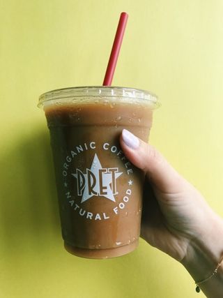 Pret A Manger iced coffee