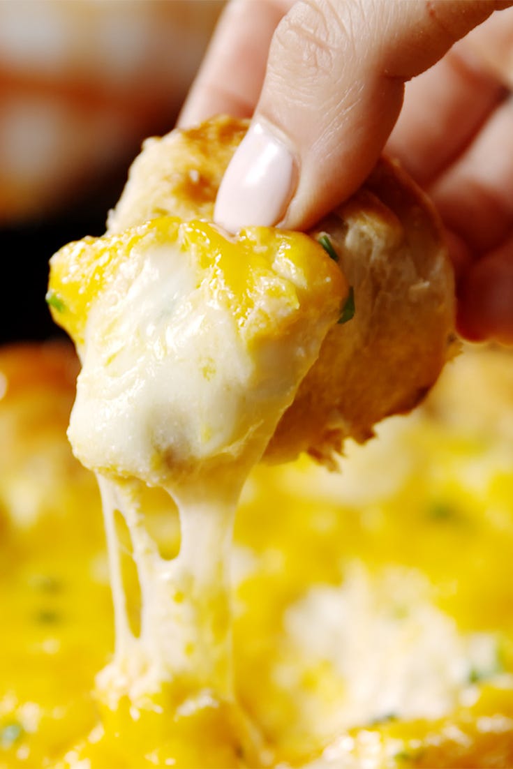 Pretzel Dog Beer Cheese Dip Vertical
