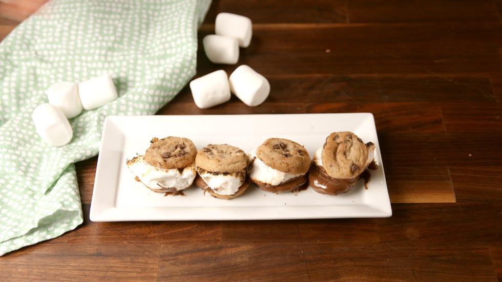 Chocolate Chip Cookie S'mores Horizontal