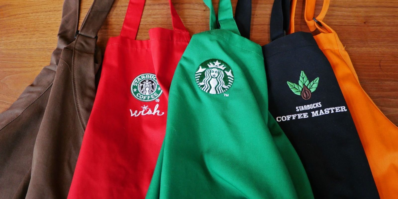 starbucks purple apron