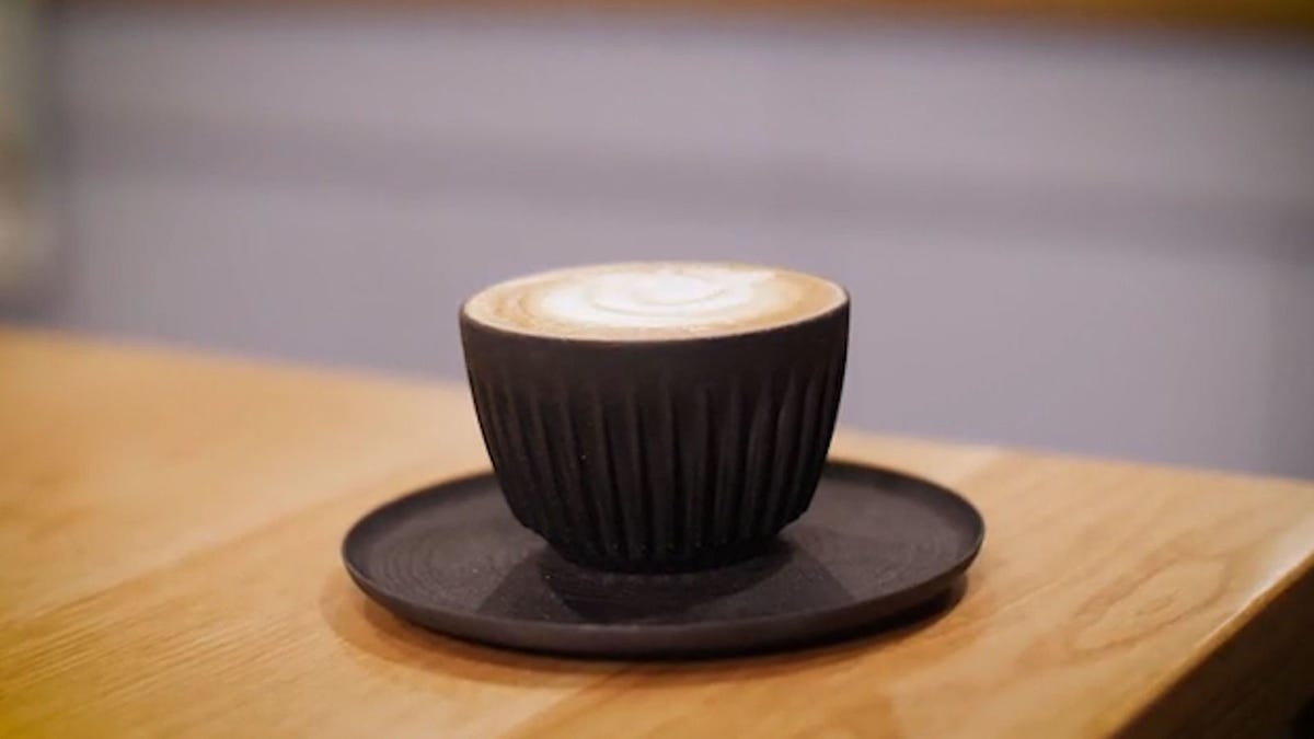 preview for These Sleek Coffee Cups Are Made From Coffee
