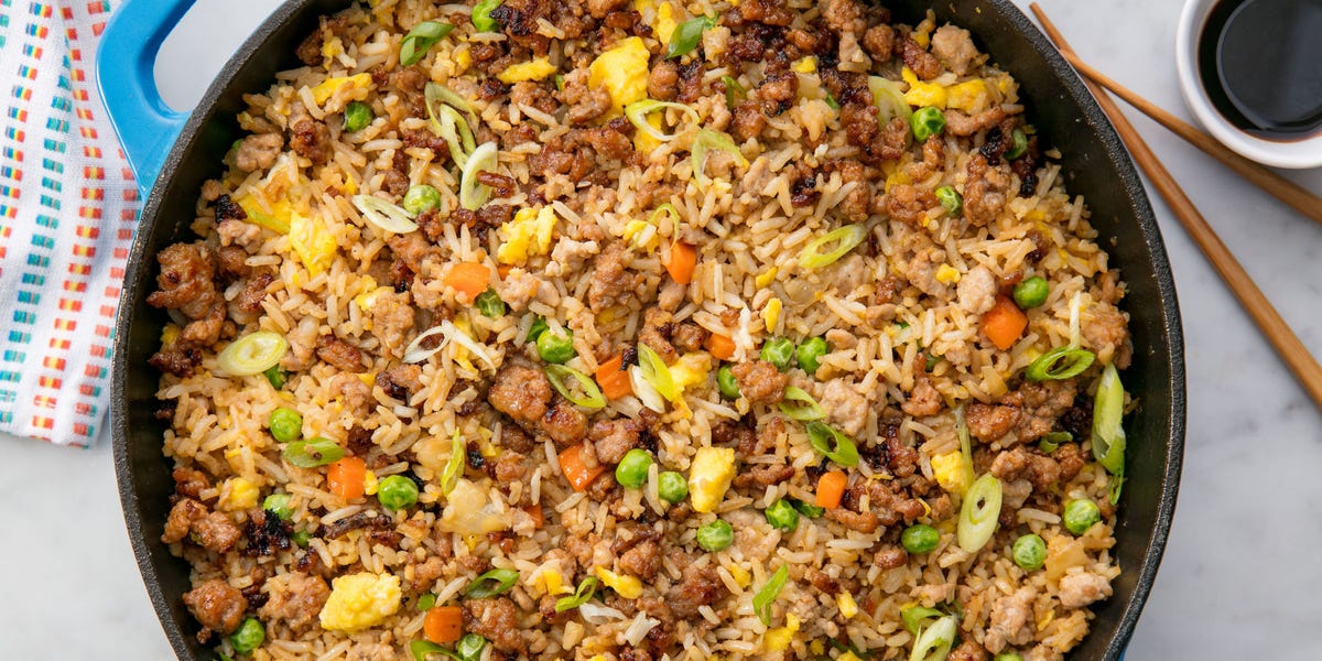 Easy Pork Fried Rice Recipe - How to Make Pork Fried Rice