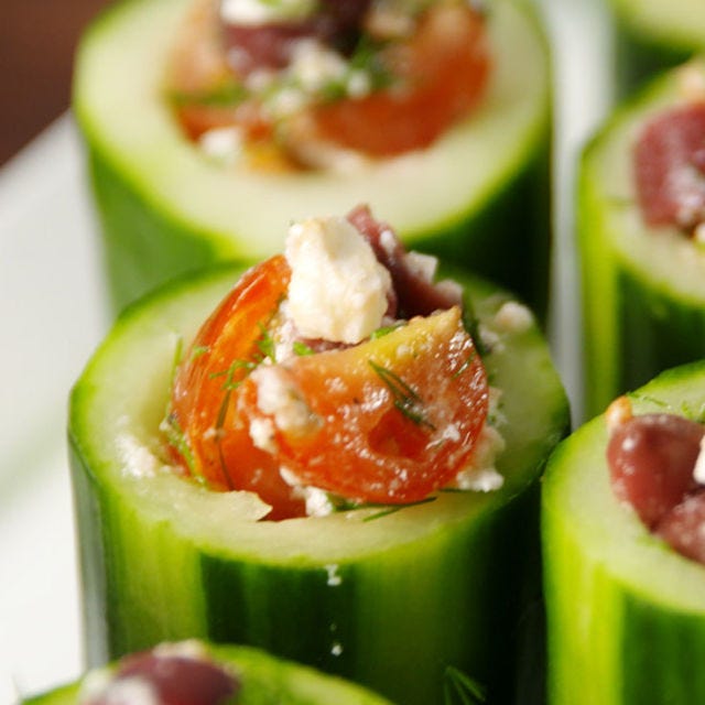 greek cucumber cups