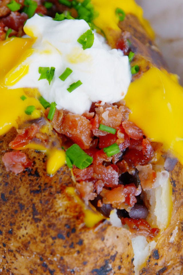 Loaded Baked Potato Vertical