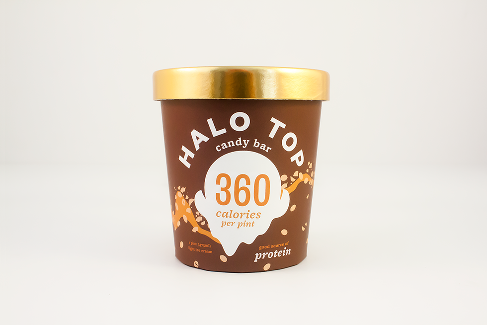 Halo Top Candy Bar Ice Cream