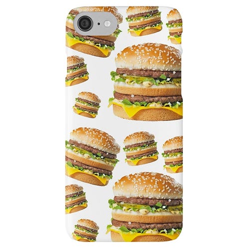 <p><strong data-redactor-tag="strong" data-verified="redactor"><em data-redactor-tag="em" data-verified="redactor">$25</em></strong> <a href="https://www.redbubble.com/people/knottjodie/works/25977944-big-macs?grid_pos=133&amp;p=iphone-case&amp;rbs=df109fc0-8ceb-44dd-b473-24f1f5409a29&amp;ref=products_grid" target="_blank" class="slide-buy--button" data-tracking-id="recirc-text-link">BUY NOW</a></p><p>So. Hungry. Send. Help.&nbsp;</p><p>P.S. If a phone case isn't what you're in need of, don't fret — you can get this print on pretty much anything, from tote bags to pillow cases, <a href="https://www.redbubble.com/people/knottjodie/works/25977944-big-macs" target="_blank" data-tracking-id="recirc-text-link">here</a>.&nbsp;</p>