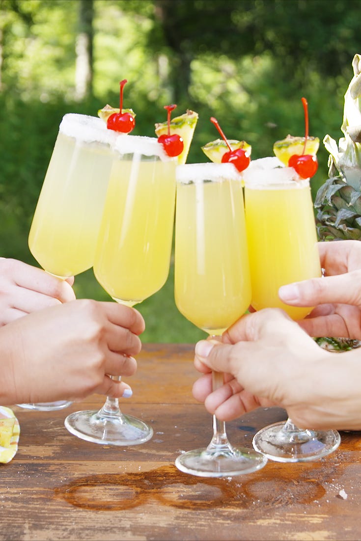 pina colada mimosas
