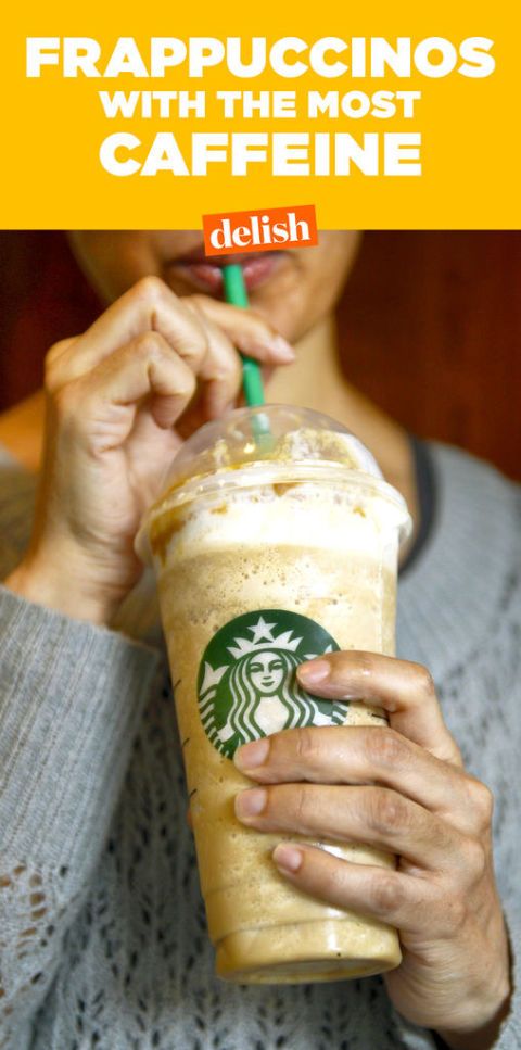 which starbucks frappuccino has the most caffeine