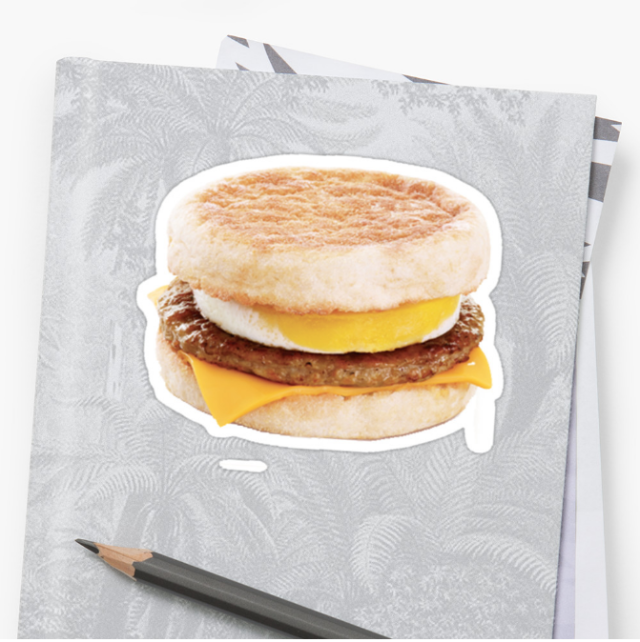 <p><strong data-redactor-tag="strong" data-verified="redactor"><em data-redactor-tag="em" data-verified="redactor">$3</em></strong> <a href="https://www.redbubble.com/people/raychler-r/works/22519810-mc-muffin?grid_pos=82&amp;p=sticker&amp;rbs=df109fc0-8ceb-44dd-b473-24f1f5409a29&amp;ref=shop_grid" target="_blank" class="slide-buy--button" data-tracking-id="recirc-text-link">BUY NOW</a></p><p>TFW you're extremely passionate&nbsp;about the "breakfast all day" rollout.&nbsp;</p>