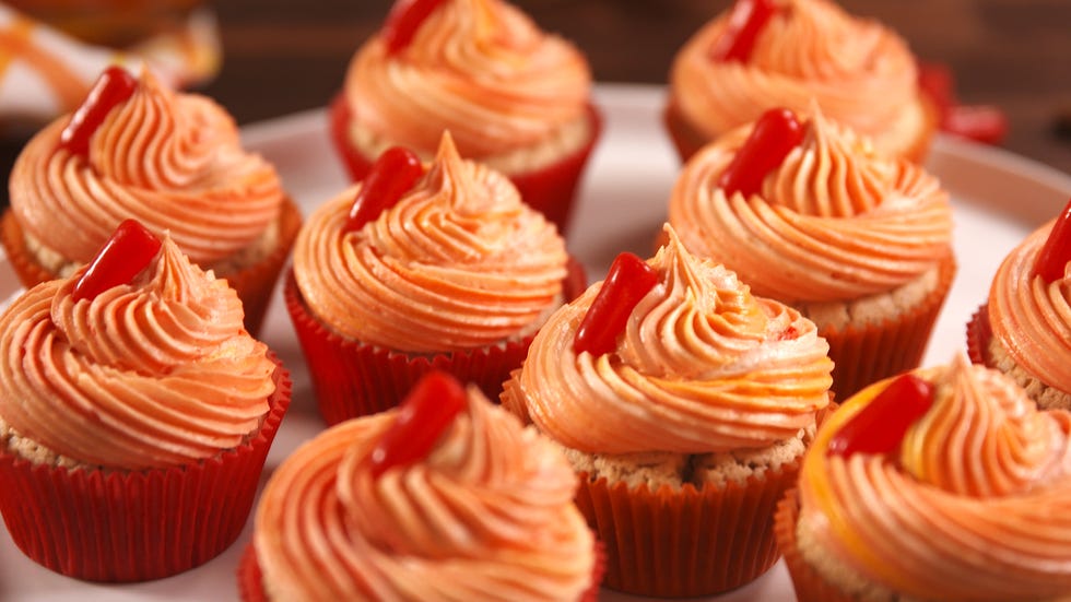 fireball cupcakes