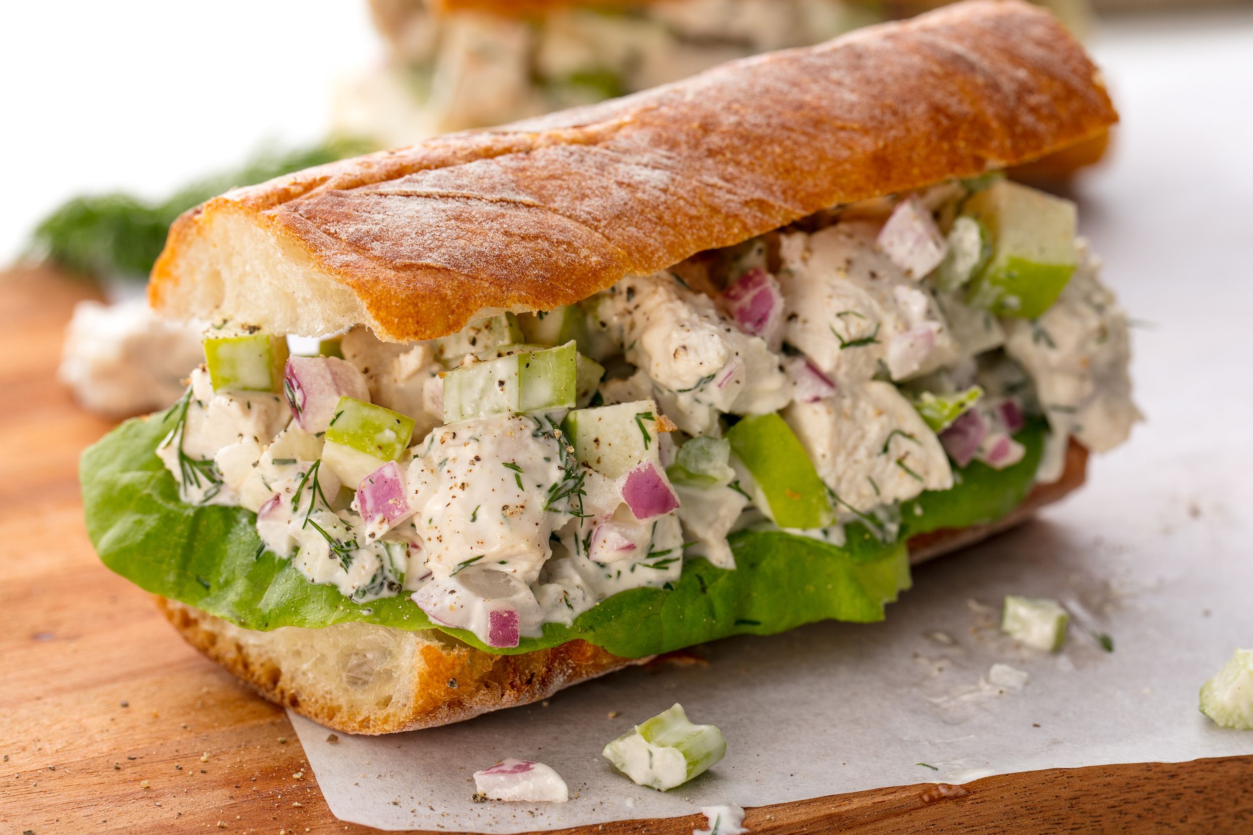 Best Chicken Salad Sandwich Recipe How To Make A Homemade Chicken Salad Sandwich