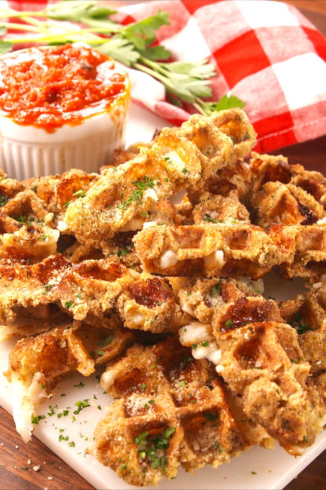 Mozzarella Stick Waffles