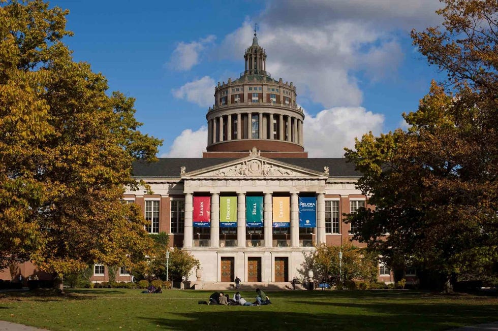 Landmark, Building, Architecture, Sky, Tree, Estate, House, Courthouse, Autumn, City, 